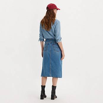 Levi's Side Split Midi Skirt