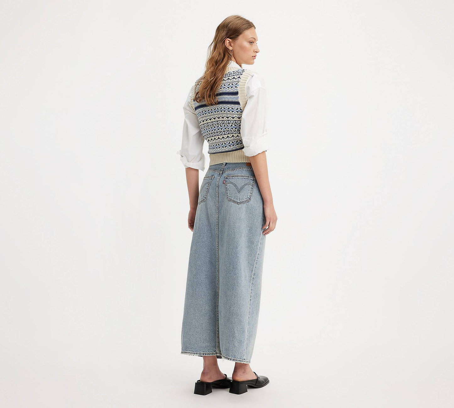 Levi's Ankle Length Column Skirt