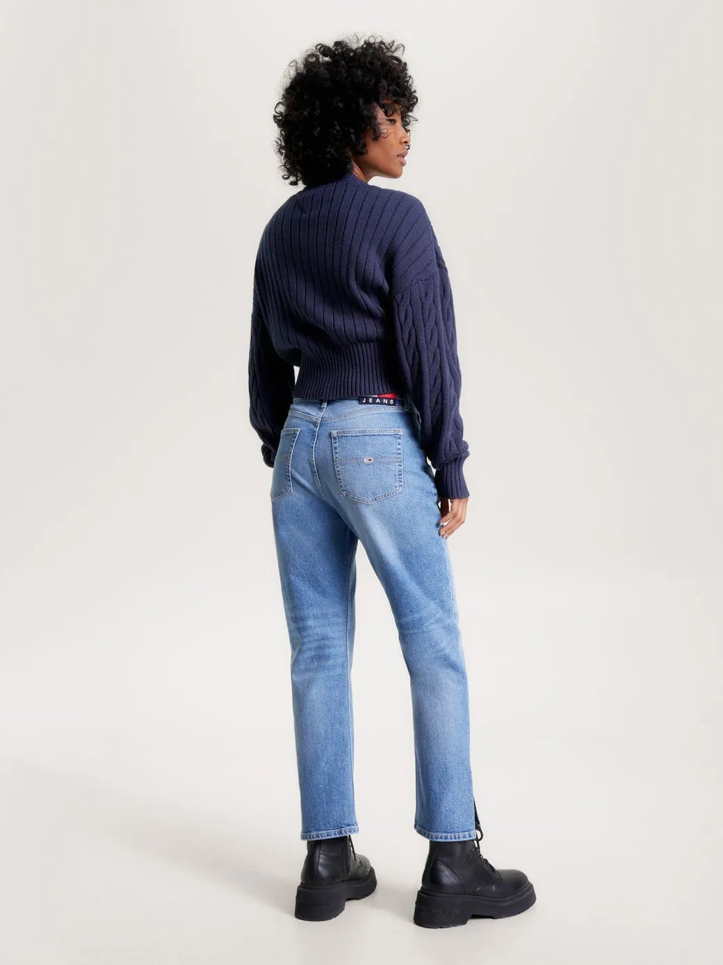 Tommy Jeans Harper Split Hem High Rise Straight