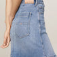 Tommy Jeans Button-Thru A-Line Denim Skirt