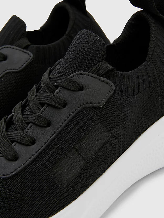 Tommy Jeans Knitted Trainer Black