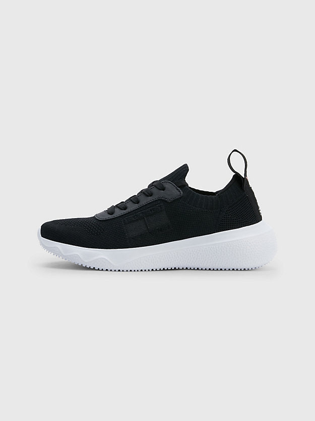 Tommy Jeans Knitted Trainer Black