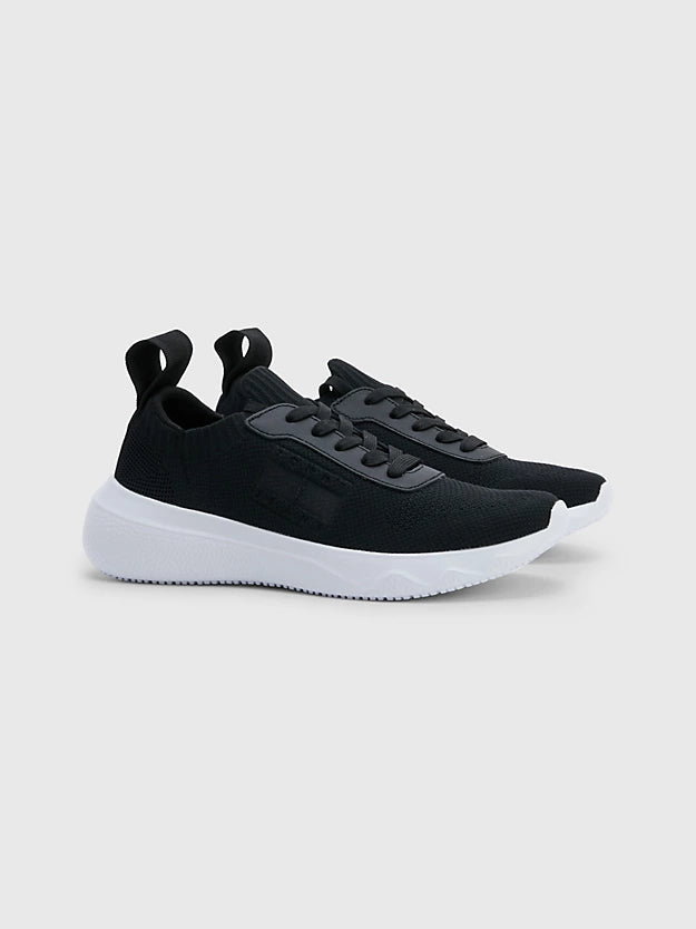 Tommy Jeans Knitted Trainer Black