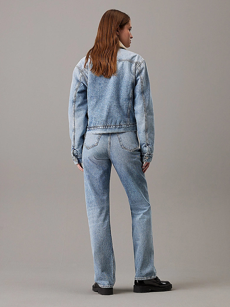 Calvin Klein Jeans High Rise Straight Light Denim
