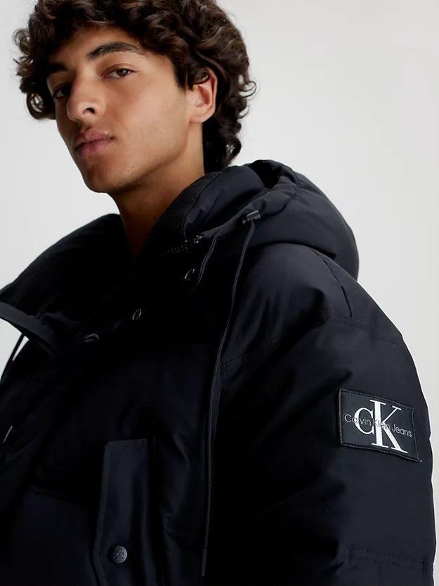 Calvin Klein Relaxed Padded Parka Black