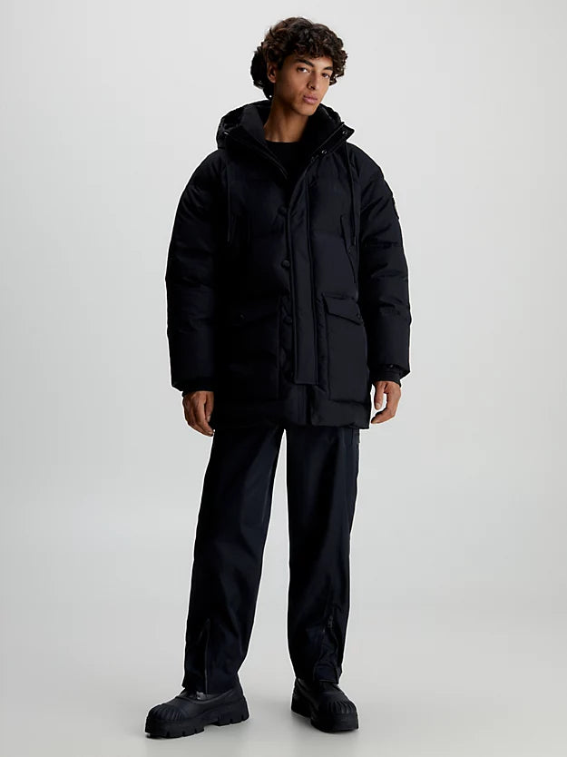 Calvin Klein Relaxed Padded Parka Black