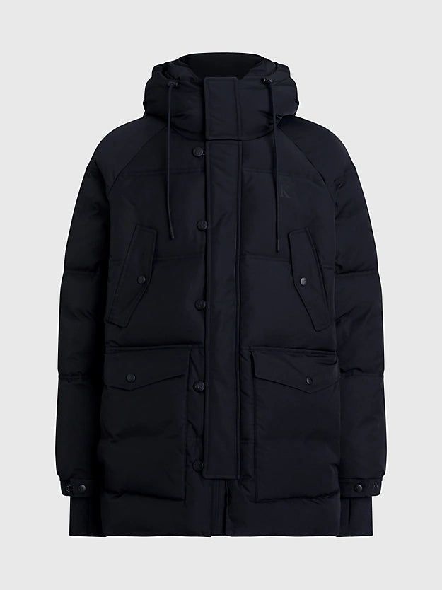 Calvin Klein Relaxed Padded Parka Black