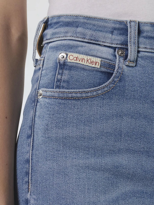 Calvin Klein Jeans High Rise Skinny Bootcut Light Denim