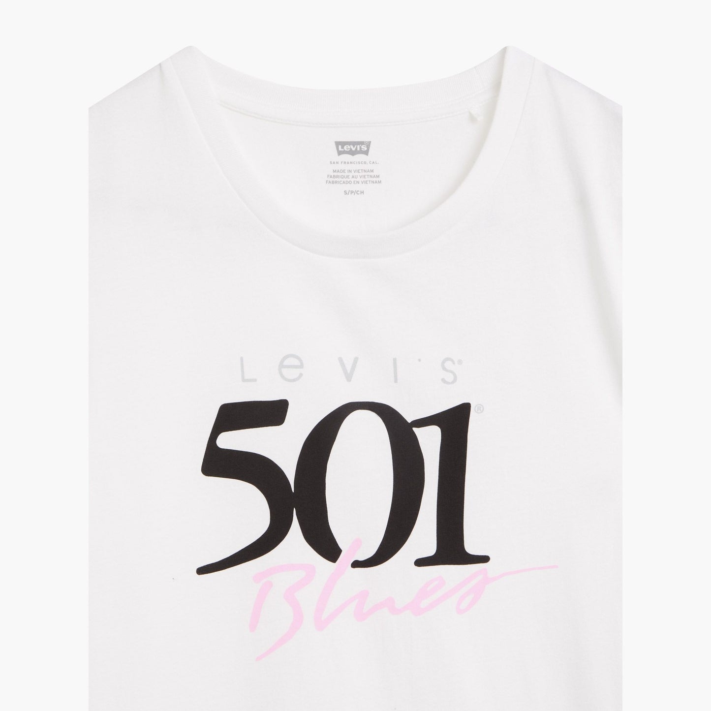 Levi's 501 Blues T-Shirt White