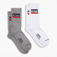 Levi's Sportswear Sock White/Grey