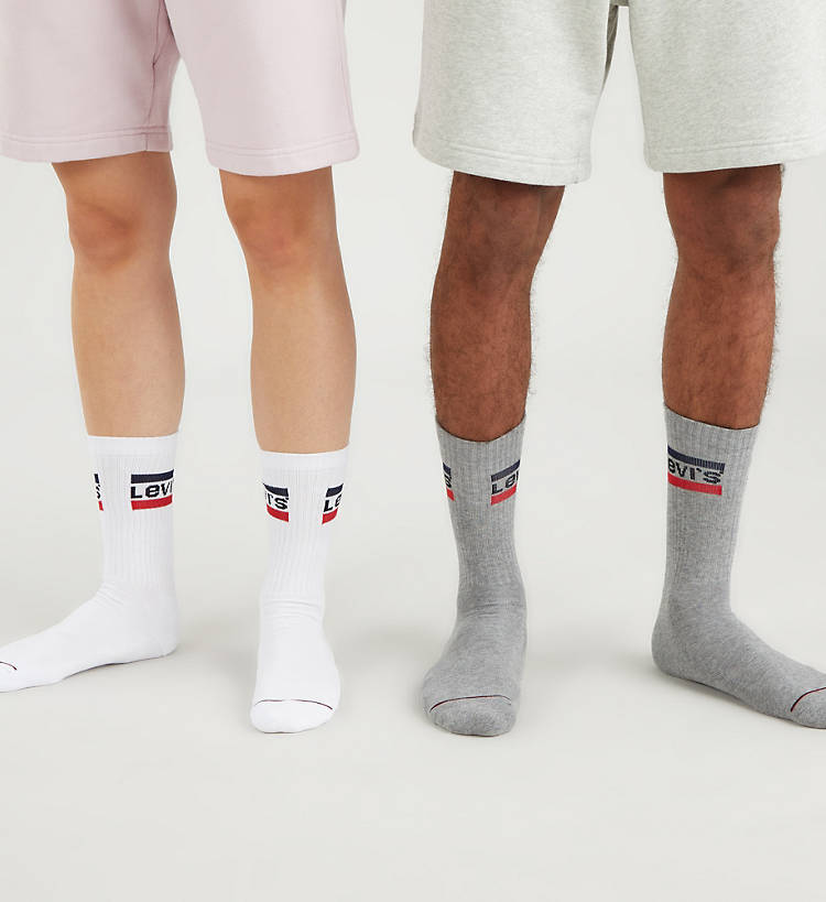 Levi's Sportswear Sock White/Grey