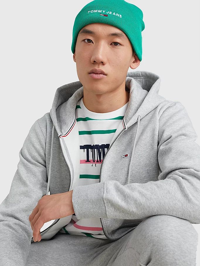 Tommy Jeans Zip Thru Hoodie Light Grey