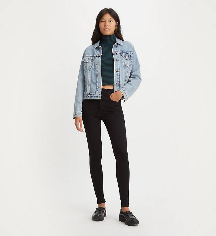 Levi's Mile High Super Skinny Black