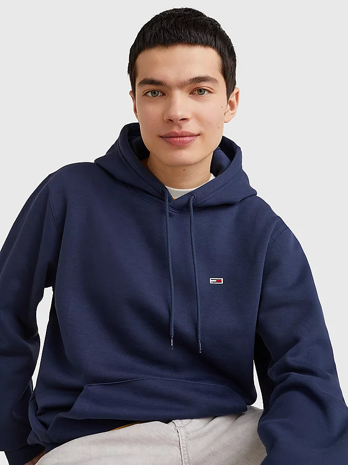 Tommy Jeans Flag Patch Hoodie Twilight Navy