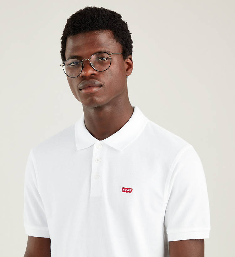 Levi's Housemark Polo White