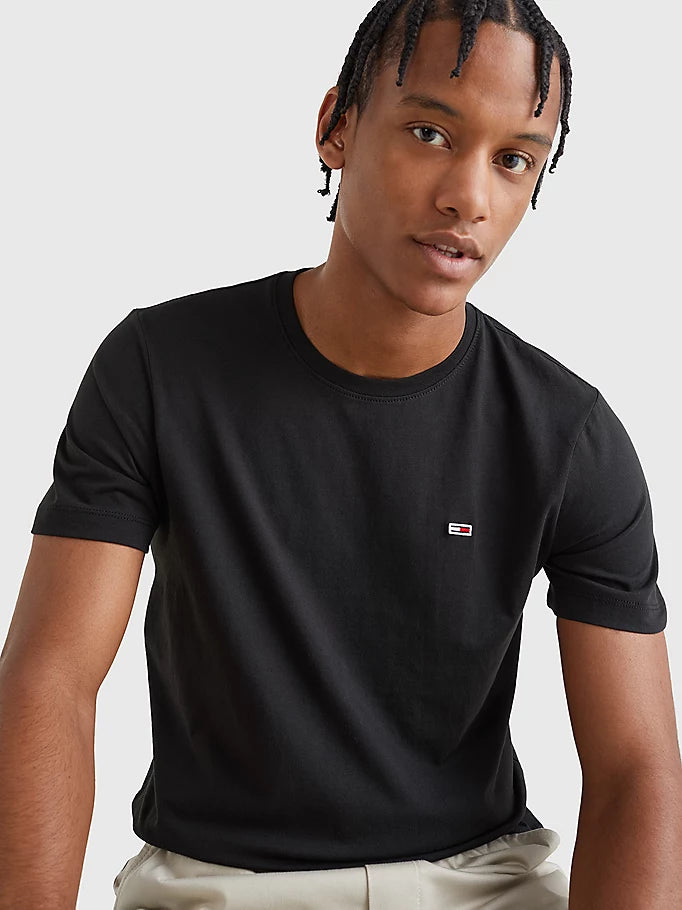 Tommy Jeans Classic Crew Neck Tee Black