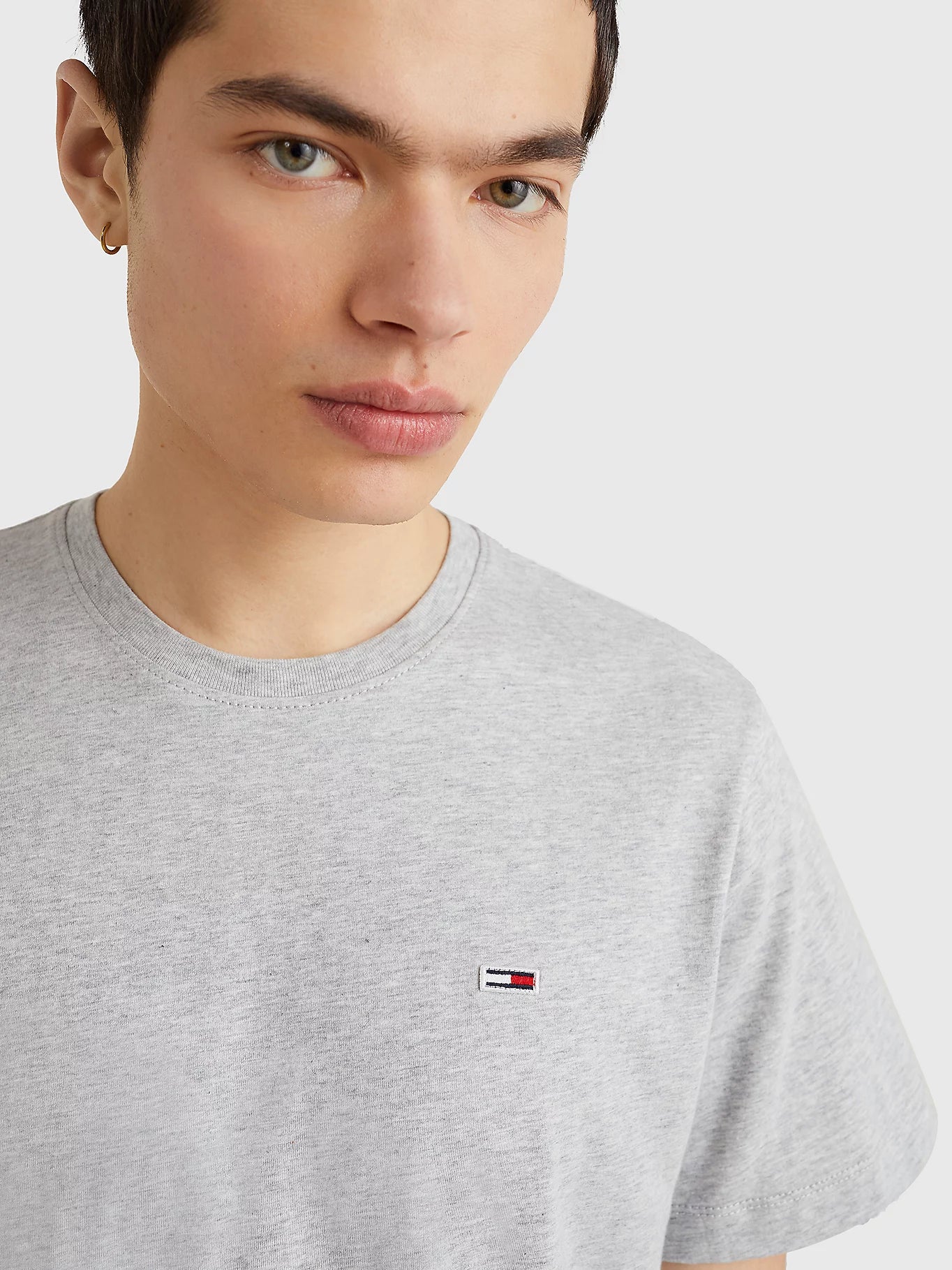 Tommy Jeans Classic Crew Neck Tee Light Grey