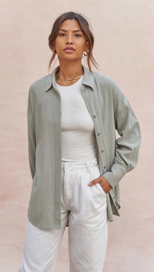 Charli London Masha Shirt Sage