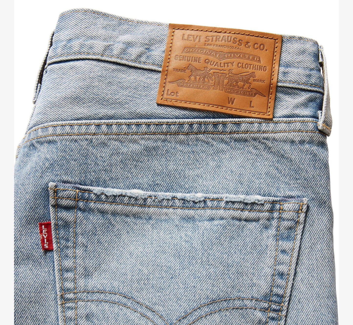 Levi's 568 Loose Straight Baby Blue Essential