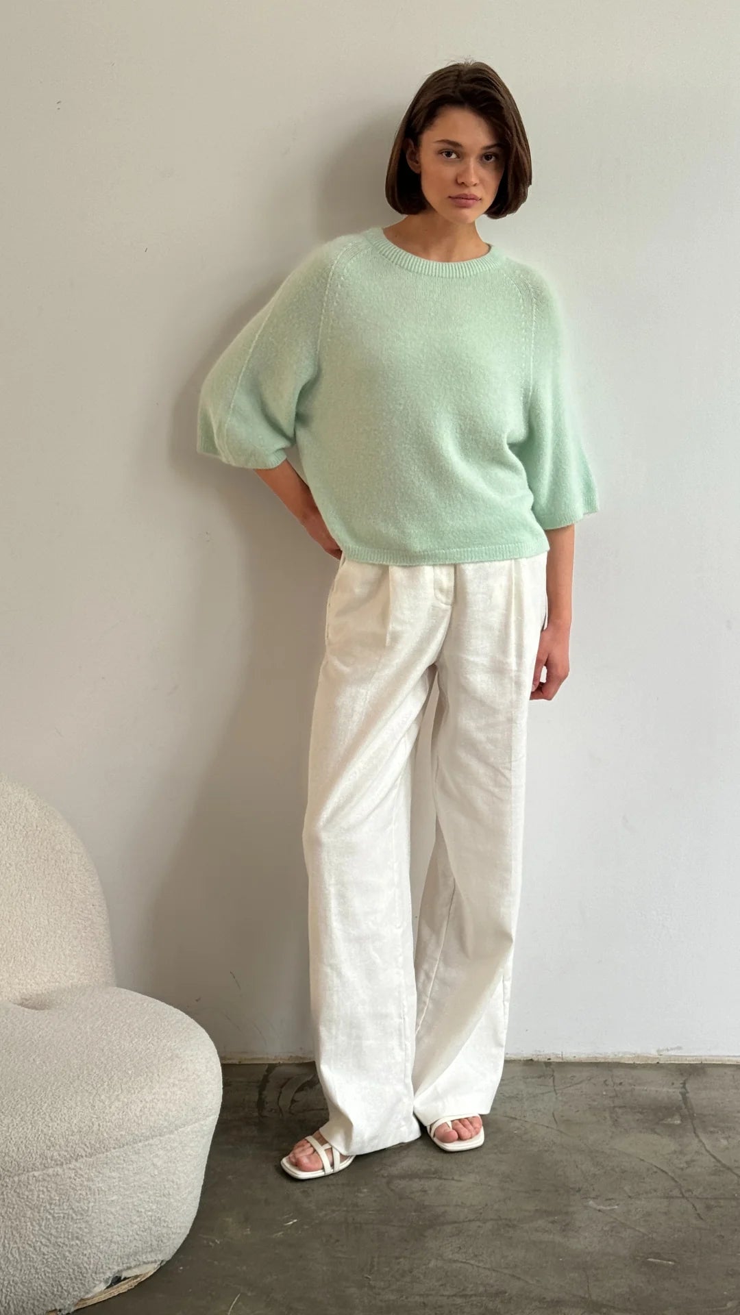 Charli London Piper Sweater Mint