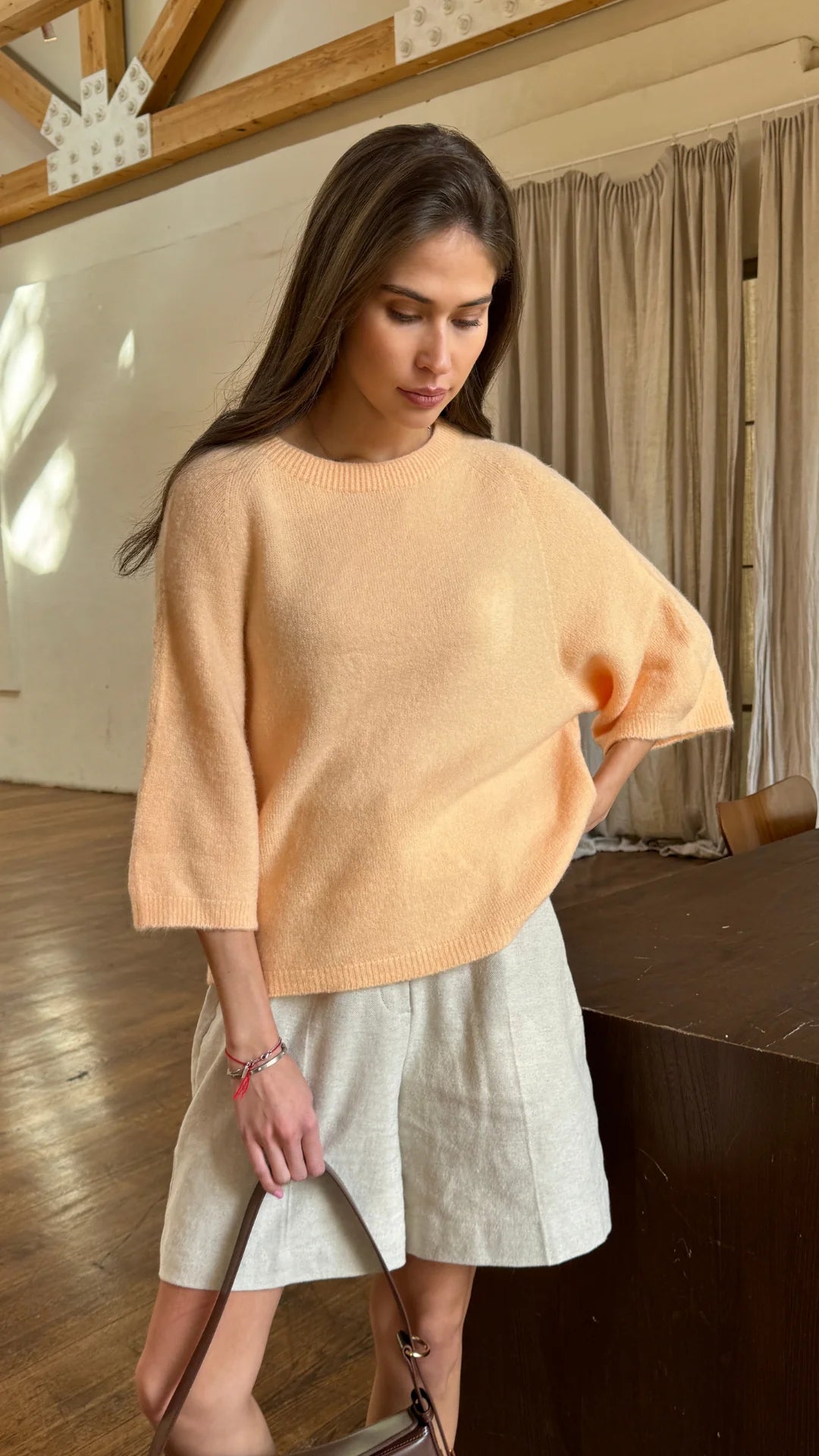 Charli London Piper Sweater Apricot