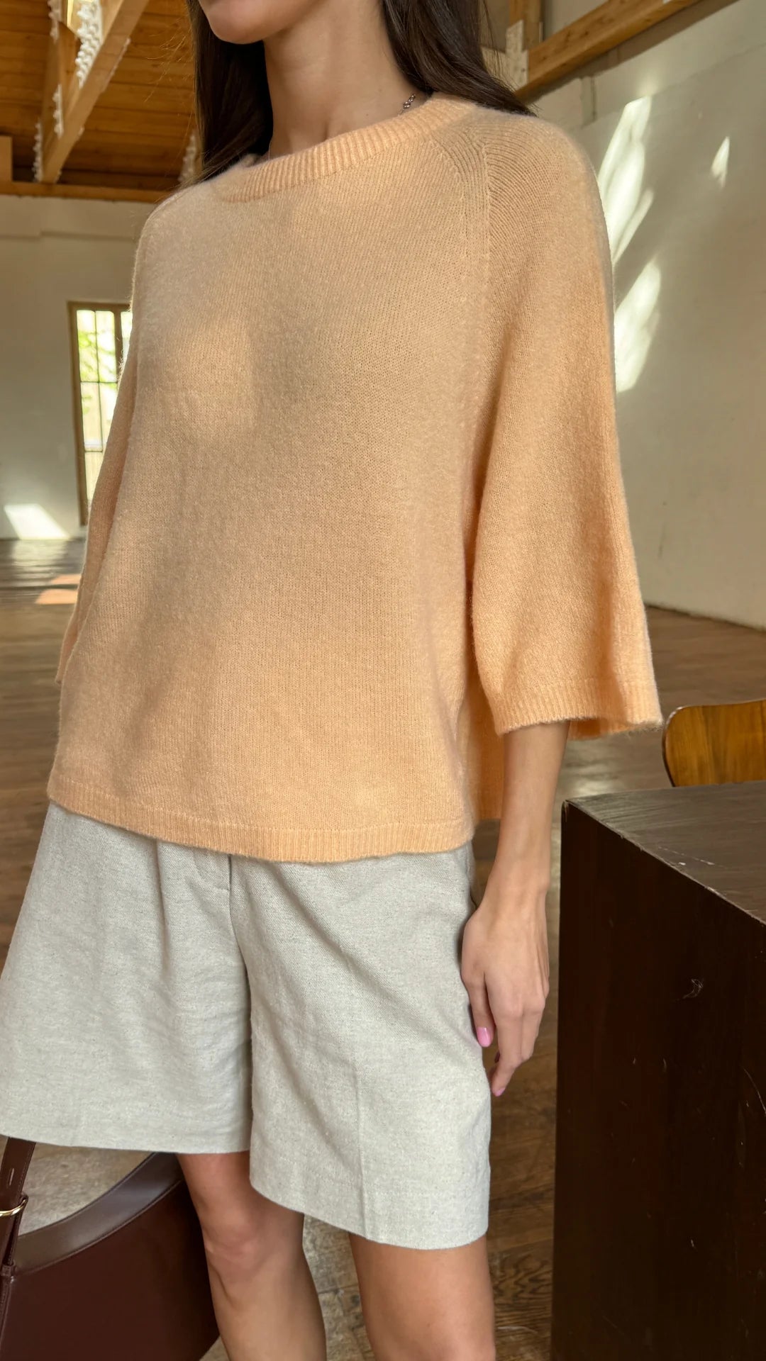 Charli London Piper Sweater Apricot