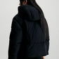 Calvin Klein Logo Tape Short Puffer Jacket Black