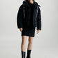Calvin Klein Logo Tape Short Puffer Jacket Black