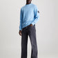 Calvin Klein Monogram Badge Sweatshirt Dusk Blue