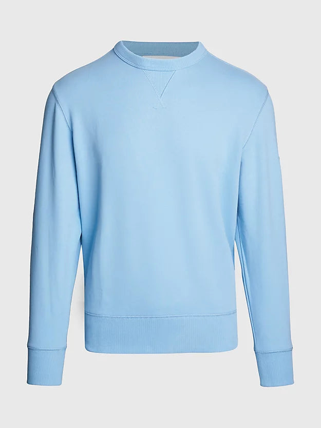 Calvin Klein Monogram Badge Sweatshirt Dusk Blue