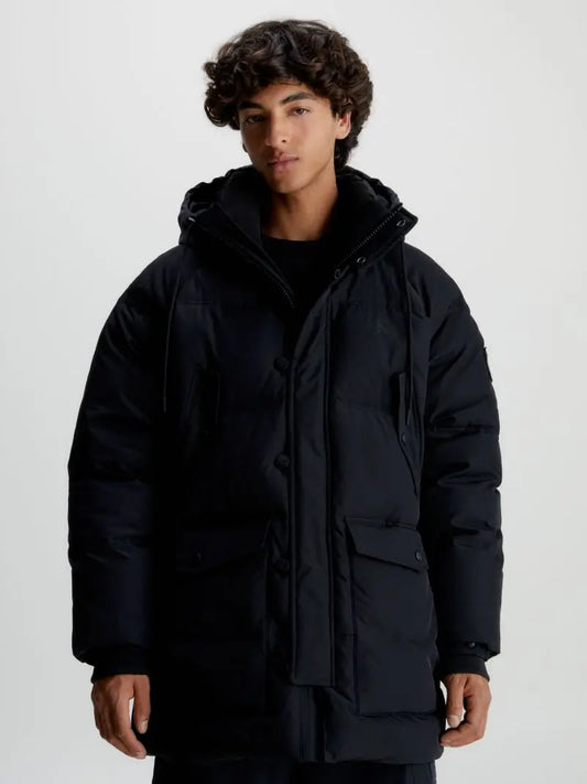 Calvin Klein Relaxed Padded Parka Black