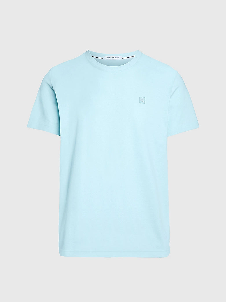 Calvin Klein Mongram Badge Tee Blue Tint