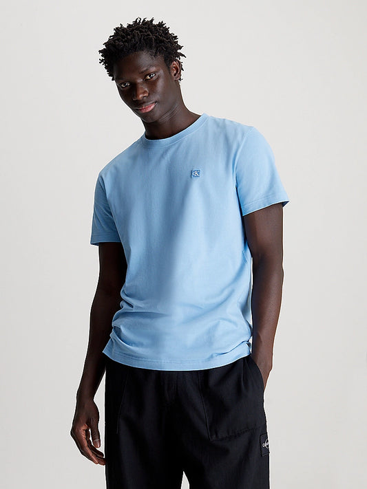 Calvin Klein Monogram Badge Tee Dusk Blue