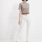 Calvin Klein Mid Rise Skinny White
