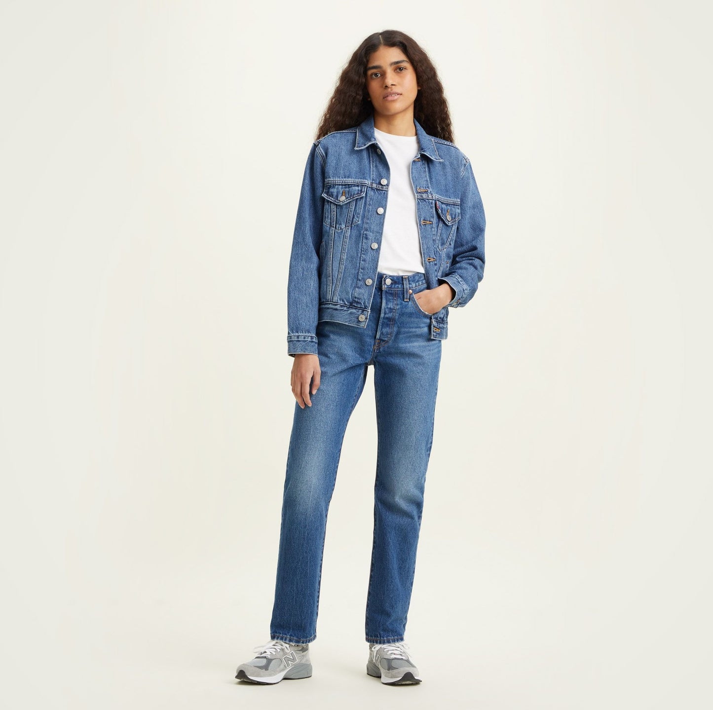 Levi's 501 Original Medium Indigo Worn In
