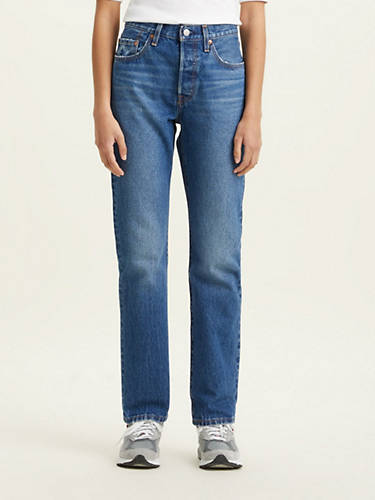Levi's 501 Original Medium Indigo Worn In