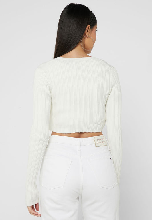 Calvin Klein Knitted Crop Cardigan