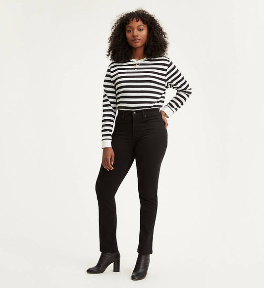 Levi's 724 High Rise Straight Black