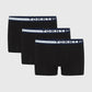 Tommy Hilfiger 3 Pack Logo Waistband Trunk Black