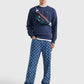 Tommy Jeans Flag Patch Sweatshirt Navy