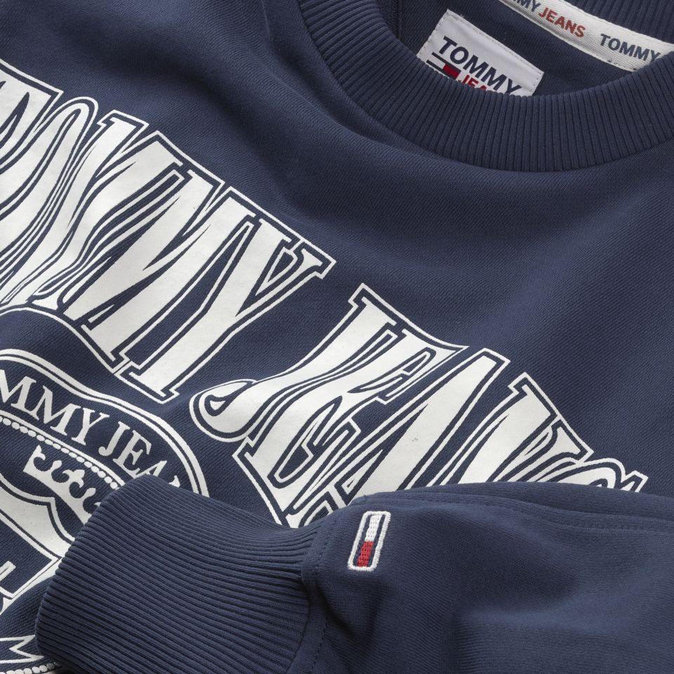 Tommy Jeans Comfort Varsity Crew Navy