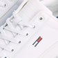 Tommy Jeans Essential Leather Flatform Trainer White