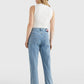 Tommy Jeans Harper High Rise Straight Ripped Denim Light
