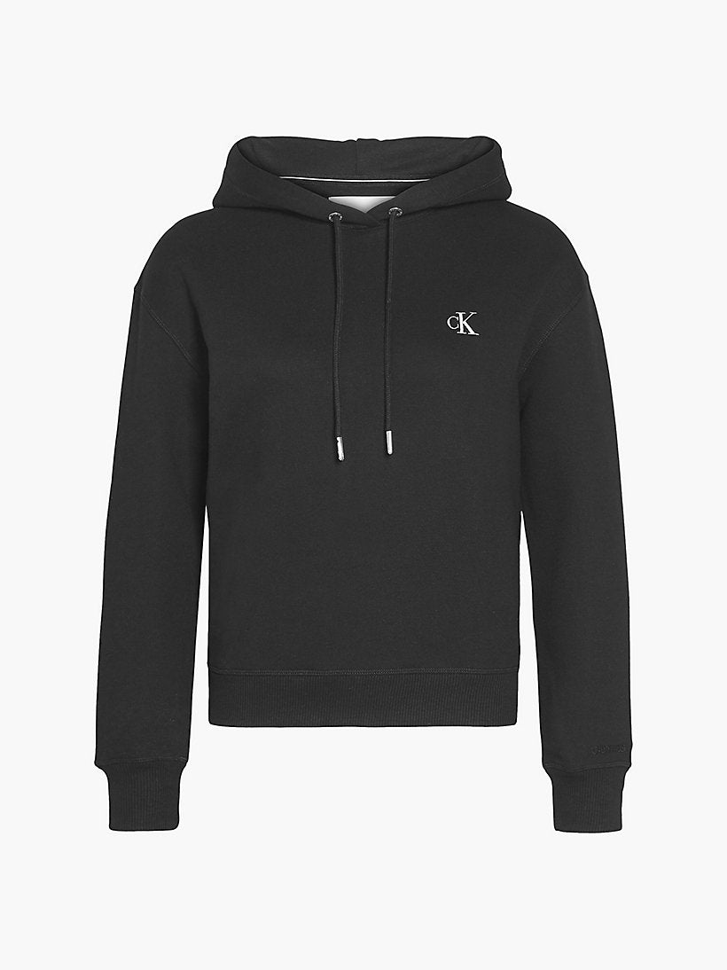 Calvin Klein Basic Fleece Hoodie Black