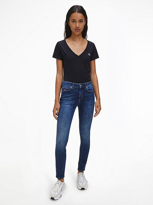 Calvin Klein Jeans Mid Rise Skinny Mid Blue