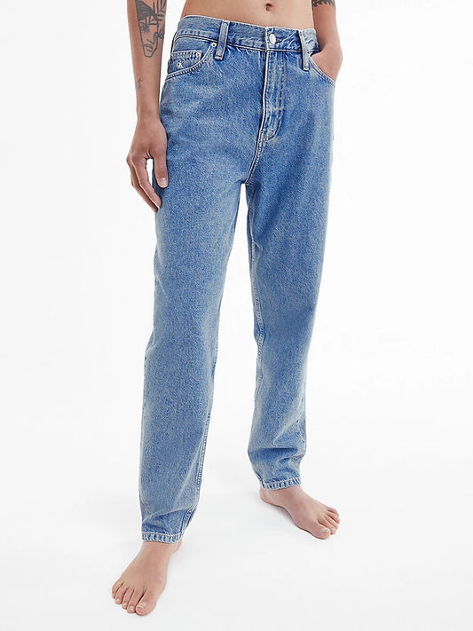 Calvin Klein Jeans High Rise Mom Light Denim