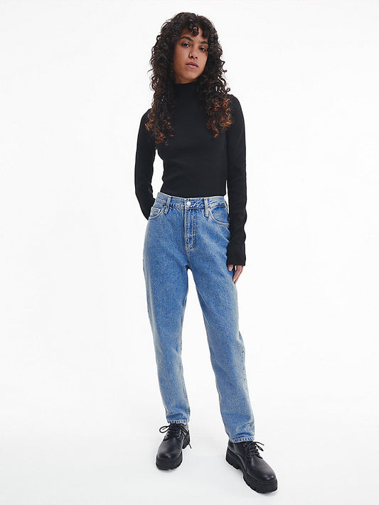 Calvin Klein Jeans High Rise Mom Light Denim