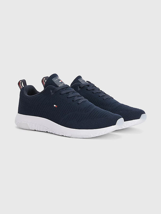 Tommy Jeans Corporate Knit Ribbed Runner Navy