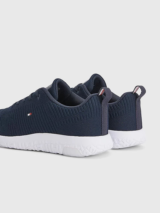Tommy Jeans Corporate Knit Ribbed Runner Navy