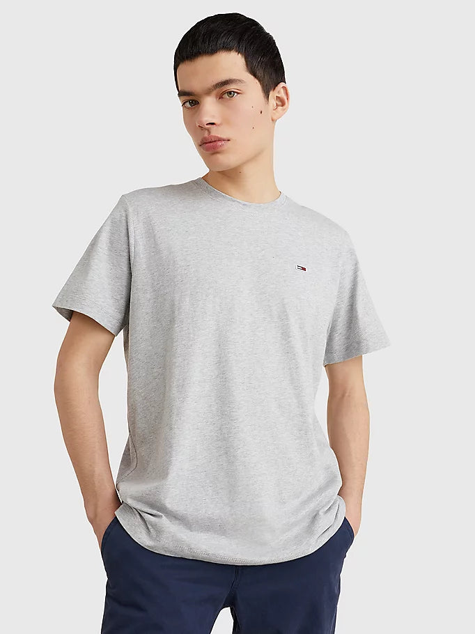 Tommy Jeans Classic Crew Neck Tee Light Grey